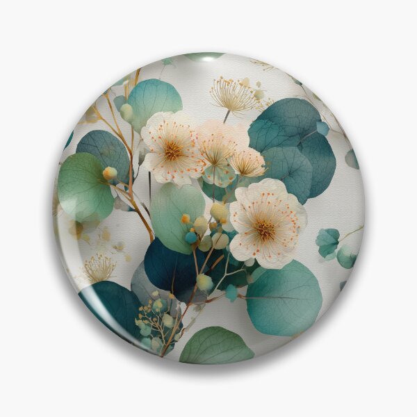 Item preview, Eucalyptus Watercolor Pattern designed and sold by EnkiMakes.