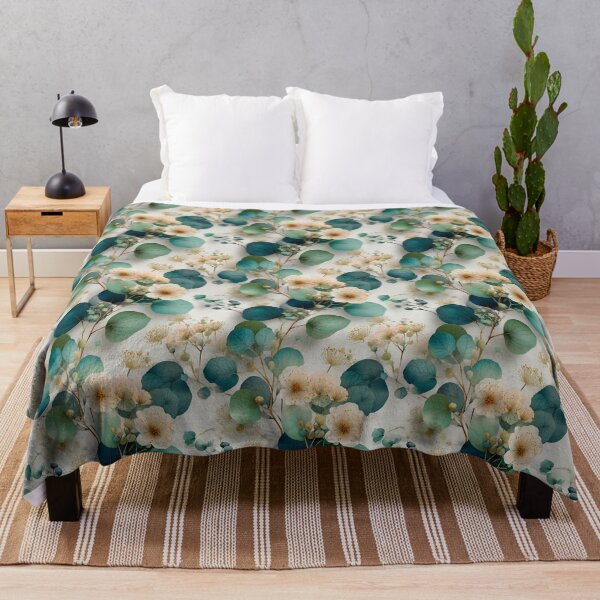 Item preview, Eucalyptus Watercolor Pattern designed and sold by EnkiMakes.
