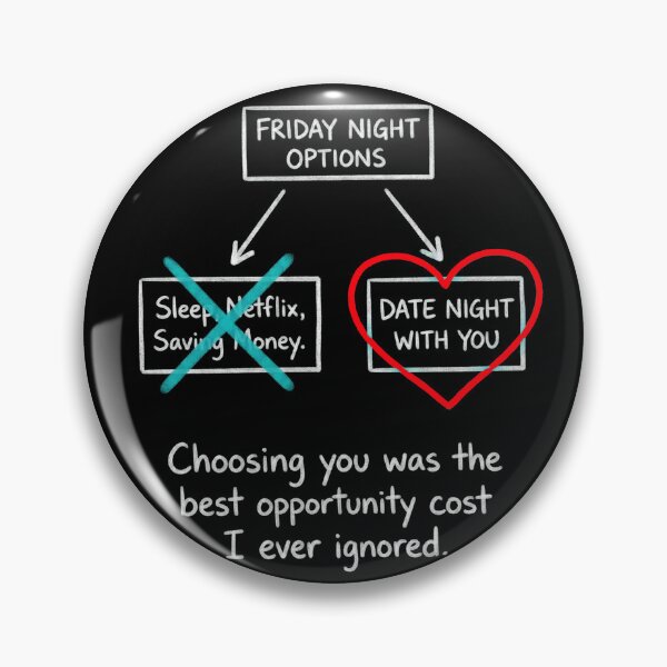 Item preview, Opportunity Cost Economics of Romance for Valentine's designed and sold by FiscalFashions.