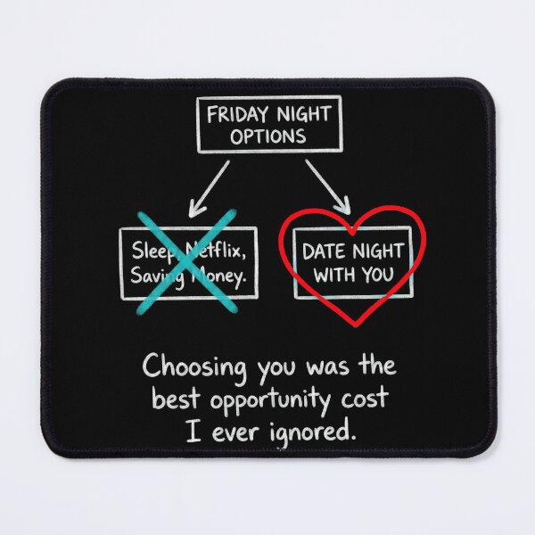 Item preview, Opportunity Cost Economics of Romance for Valentine's designed and sold by FiscalFashions.