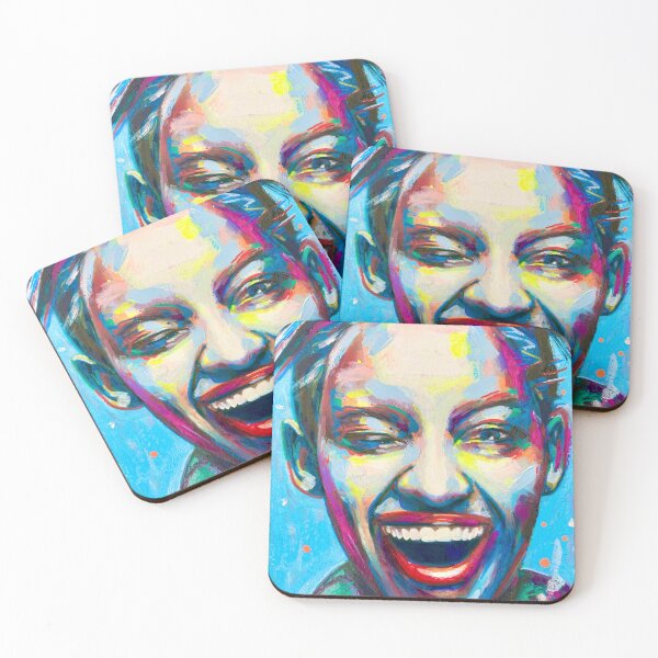 Item preview, Colorful portrait emotional expressive art designed and sold by MontekkiArt.