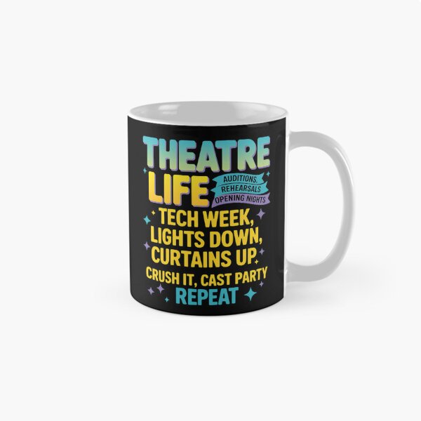 Aperçu de l'œuvre Cadeau pour passionné de théâtre et acteur de comédie musicale créée et vendue par KristieRamsey.