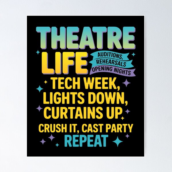 Item preview, Theatre Nerd Actor Gift Musical Theater Thespian designed and sold by KristieRamsey.