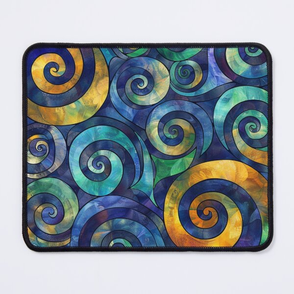 Item preview, New Zealand Māori Paua Pattern Koru Design 780 designed and sold by GrinGalore.