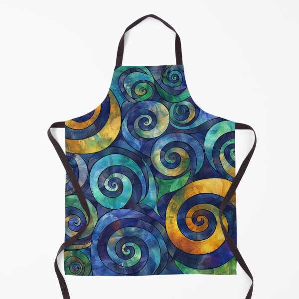 Item preview, New Zealand Māori Paua Pattern Koru Design 780 designed and sold by GrinGalore.