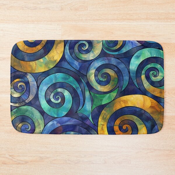 Item preview, New Zealand Māori Paua Pattern Koru Design 780 designed and sold by GrinGalore.