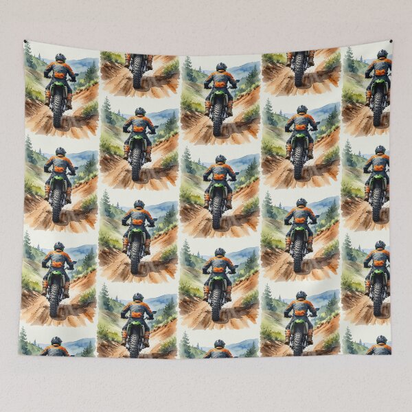 Item preview, Freedom on two wheels, motocross in the countryside designed and sold by LiskoDesign.