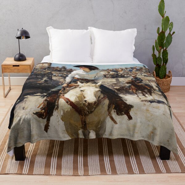 Item preview, Cowgirl Riding in Rodeo Arena designed and sold by lautir.