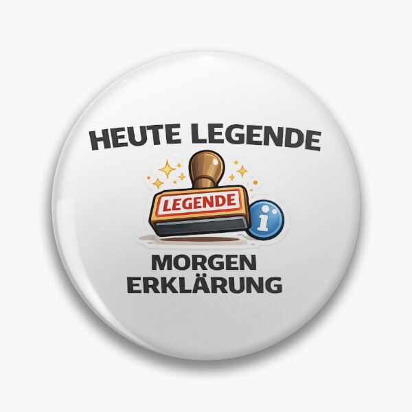 Item preview, Today legend, tomorrow explanation designed and sold by AggAverse.