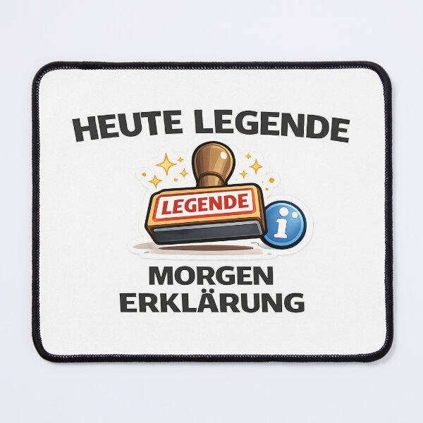 Item preview, Today legend, tomorrow explanation designed and sold by AggAverse.
