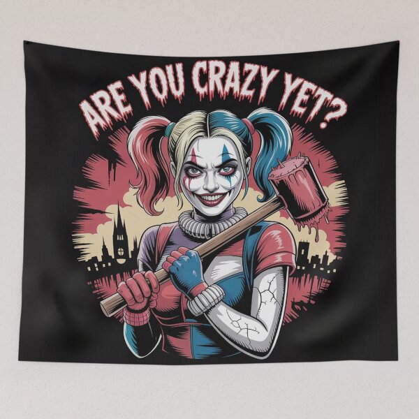Item preview, Are You Crazy Crazy Yet? - Harley Quinn Mallet Badass Art designed and sold by Midnight Veil Designs.