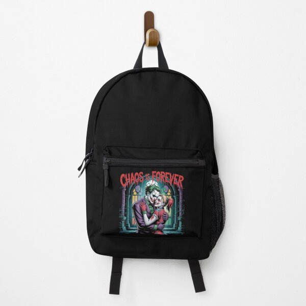Item preview, Chaos Is Forever - Joker and Harley Quinn Gothic Cathedral Embrace Art designed and sold by Midnight Veil Designs.