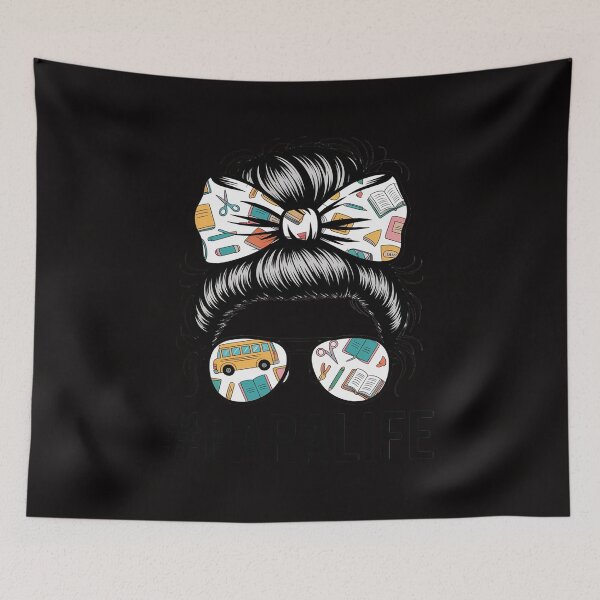 Item preview, Teacher Para Life Tee Paraprofessional Cute Messy Bun designed and sold by HesterFoley.