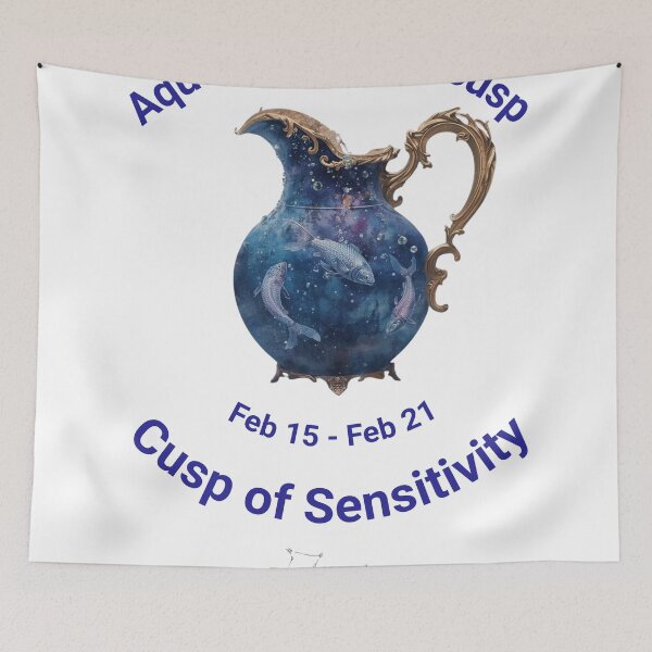 Item preview, Aquarius–Pisces Cusp  Cosmic Vessel of Emotion designed and sold by TiffanysTidBits.