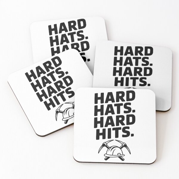 Item preview, Hard Hats. Hard Hits. designed and sold by Frank Ring.