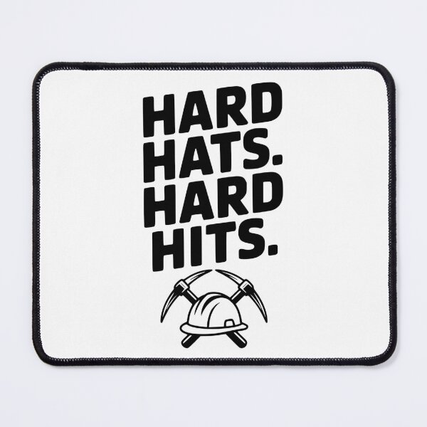 Item preview, Hard Hats. Hard Hits. designed and sold by Frank Ring.