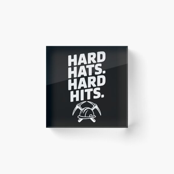 Item preview, Hard Hats. Hard Hits. designed and sold by Frank Ring.