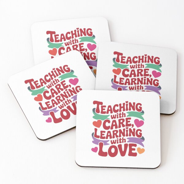 Item preview, Teaching with Care, Learning with Love – Cute Valentine Teacher T-Shirt designed and sold by HaweeWear.