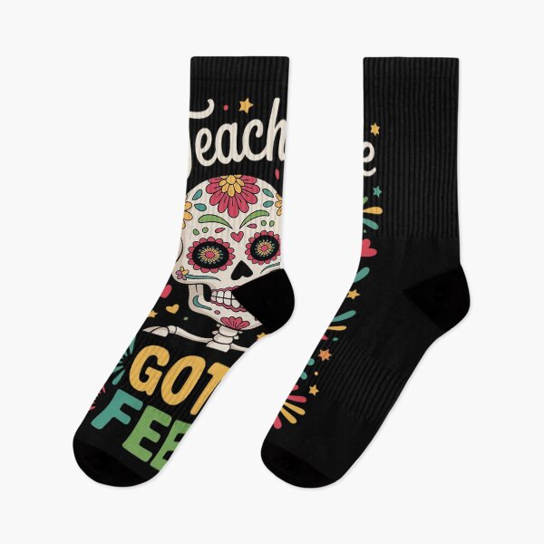 Item preview, Teacher life got me feelin un poco loco Dia de muertos designed and sold by KristieRamsey.