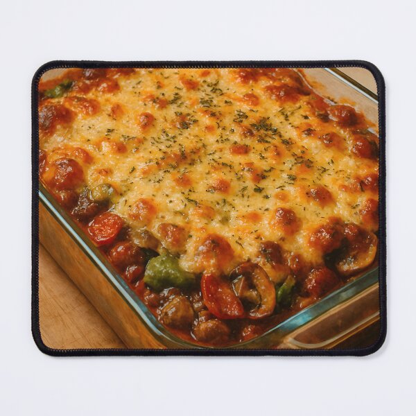 Item preview, Golden Baked Lasagna With Meat designed and sold by PandaTShirtShop.