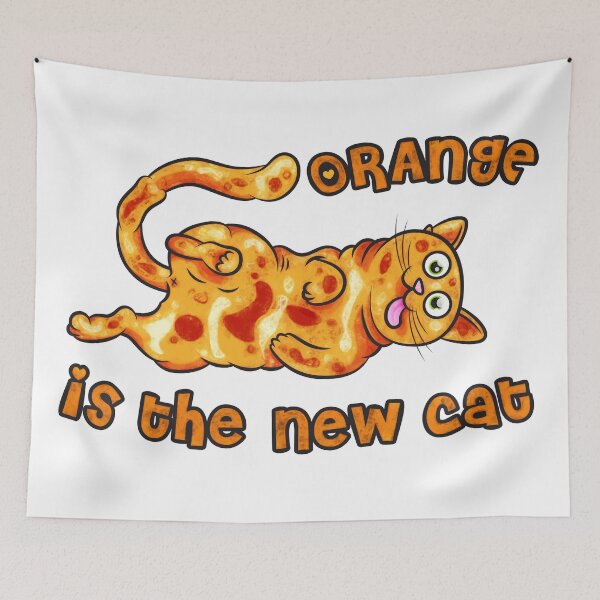 Item preview, Orange is the new cat designed and sold by liquid-print.