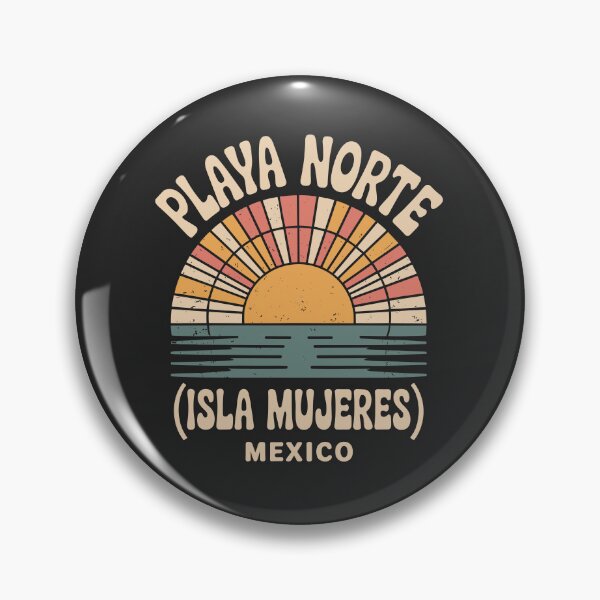 Item preview, Playa Norte Isla Mujeres Mexico Vintage T-Shirt – Retro Sunset Beach Streetwear designed and sold by paulo silveira.