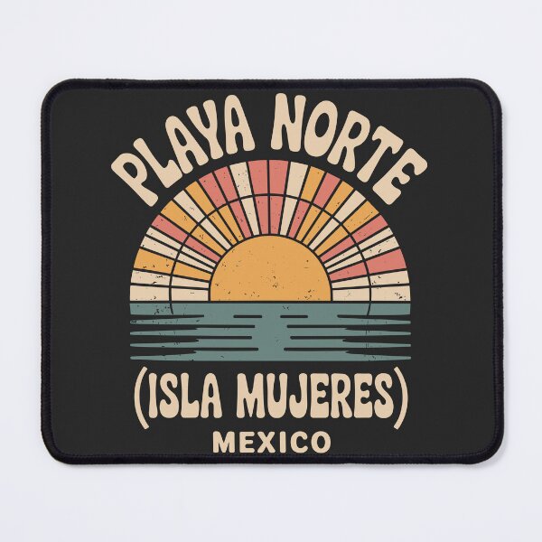 Item preview, Playa Norte Isla Mujeres Mexico Vintage T-Shirt – Retro Sunset Beach Streetwear designed and sold by paulo silveira.
