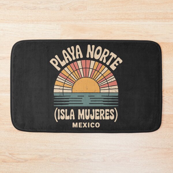 Item preview, Playa Norte Isla Mujeres Mexico Vintage T-Shirt – Retro Sunset Beach Streetwear designed and sold by paulo silveira.