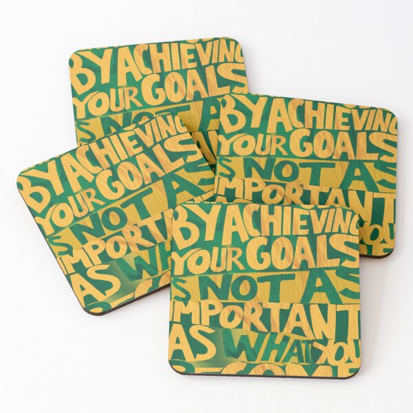 Item preview, What You Get by Achieving Your Goals Is Not as Important as What You Become – Motivational Quote Typography designed and sold by ULTIMATE CREATIONS.