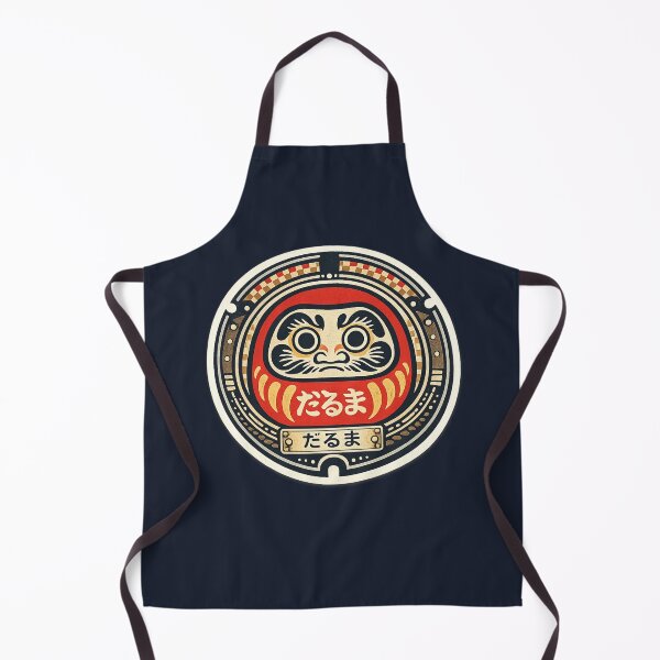 Item preview, Daruma Face – Japanese Manhole Cover Art designed and sold by Planthem.