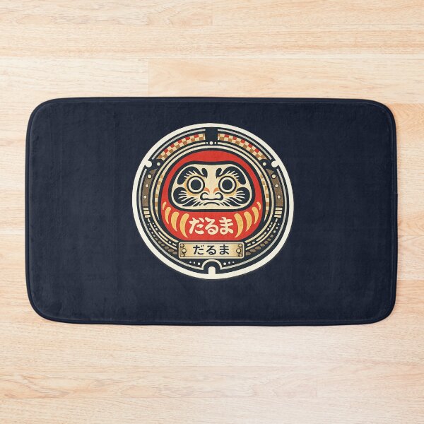 Item preview, Daruma Face – Japanese Manhole Cover Art designed and sold by Planthem.