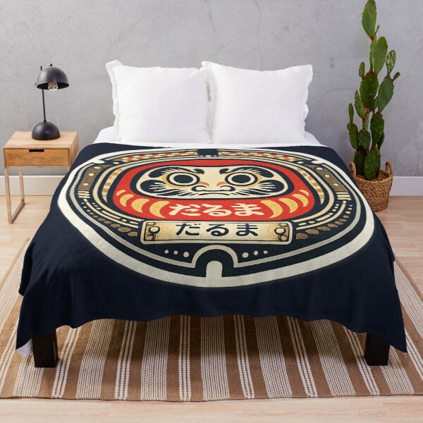 Item preview, Daruma Face – Japanese Manhole Cover Art designed and sold by Planthem.