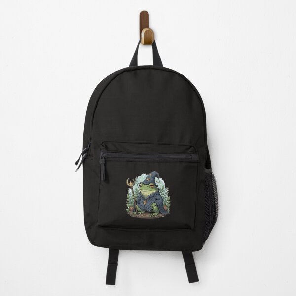 Item preview, Wizard Frog - Vintage Goblincore Toad Magic Illustration designed and sold by TSE DESIGN.