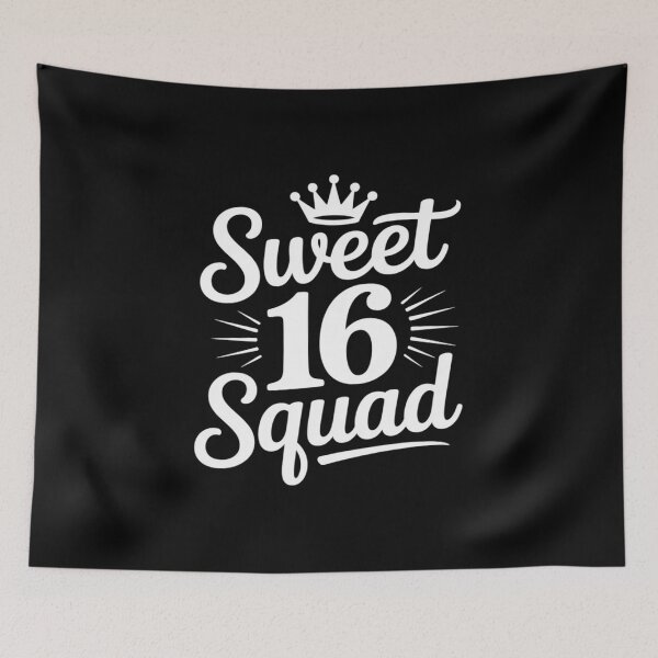 Item preview, Sweet 16 Squad 16th Birthday Sixteen BDay Party School designed and sold by KristieRamsey.