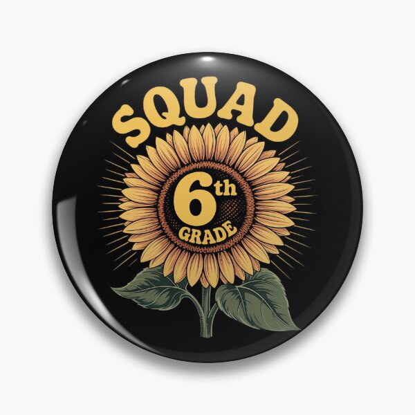 Item preview, Sunflower 6th Grade Squad Back To School Sixth Grade designed and sold by KristieRamsey.