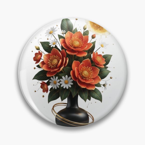 Item preview, KawisStarr Golden Botany – Midnight Crimson Bloom designed and sold by KawisStarr.