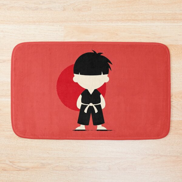 Item preview, Minimalist Karate Boy Red Sun designed and sold by bubblegoth.