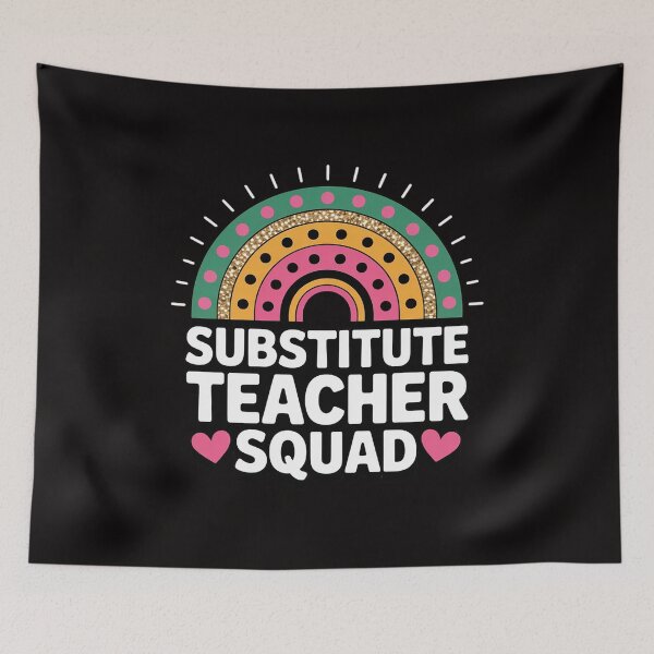 Item preview, Substitute Teacher Squad Full Time Teacher designed and sold by HesterFoley.