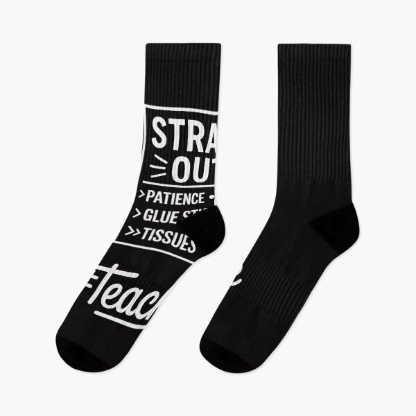 Item preview, Straight Outta Patience Flair Pens Glue Sticks Teacher Life designed and sold by HesterFoley.
