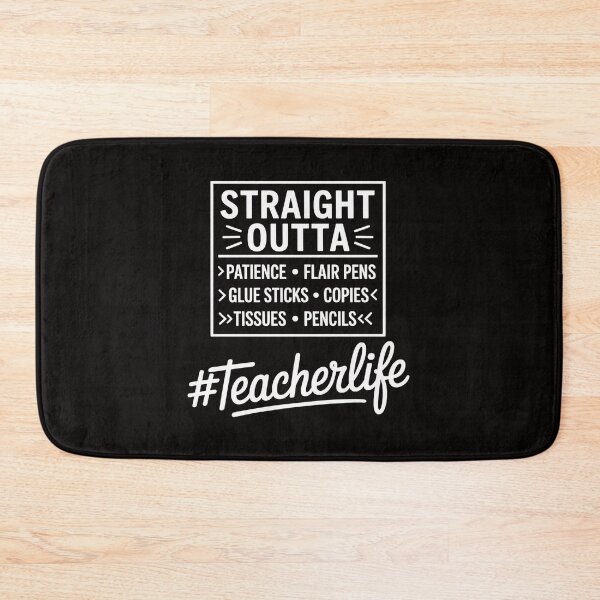 Item preview, Straight Outta Patience Flair Pens Glue Sticks Teacher Life designed and sold by HesterFoley.