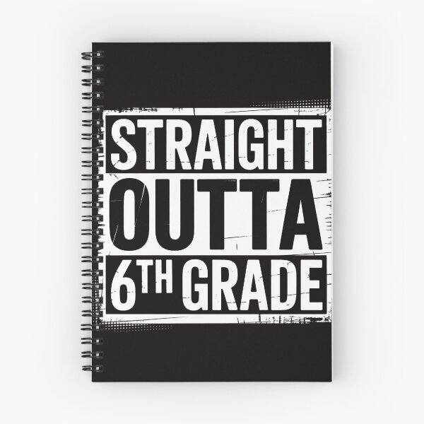 Item preview, Straight Outta 6th Grade Cool Junior High Gear - Graduation designed and sold by HesterFoley.