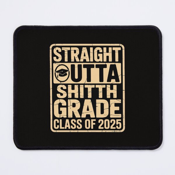 Item preview, Straight Outta 6th Grade Class of 2025 Graduation designed and sold by HesterFoley.