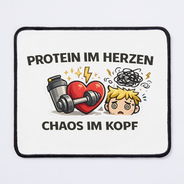 Item preview, Protein in the heart, chaos in the head designed and sold by AggAverse.