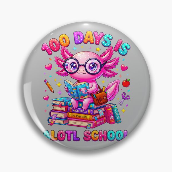 Artikelvorschau, 100 Tage Axolotl-Schule – 100 Tage Schule für Mädchen entworfen und verkauft von mjohnson9.
