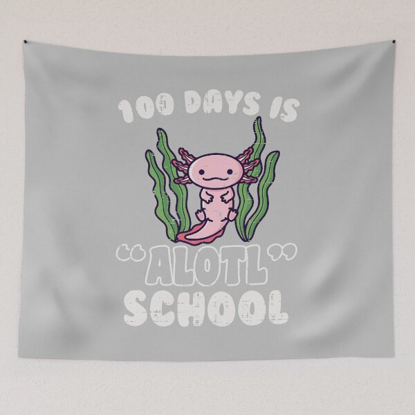 Artikelvorschau, 100 Tage Axolotl-Schule – 100. Tag für Jungen, Mädchen und Kinder entworfen und verkauft von mjohnson9.