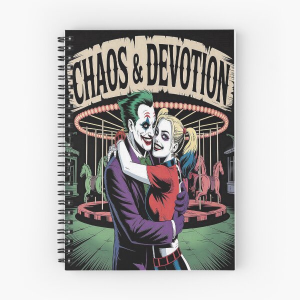 Item preview, Chaos & Devotion - Joker and Harley Quinn Carousel Romance Art designed and sold by Midnight Veil Designs.