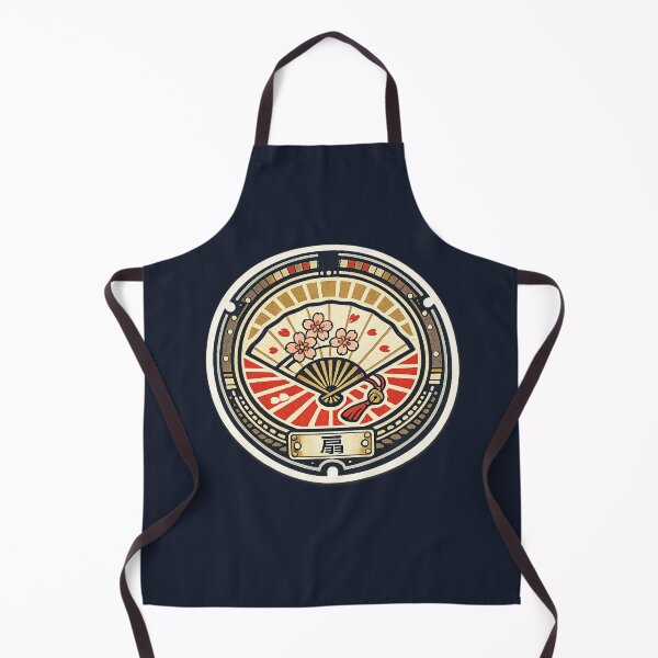 Item preview, Sensu Folding Fan – Japanese Manhole Cover Art designed and sold by Planthem.