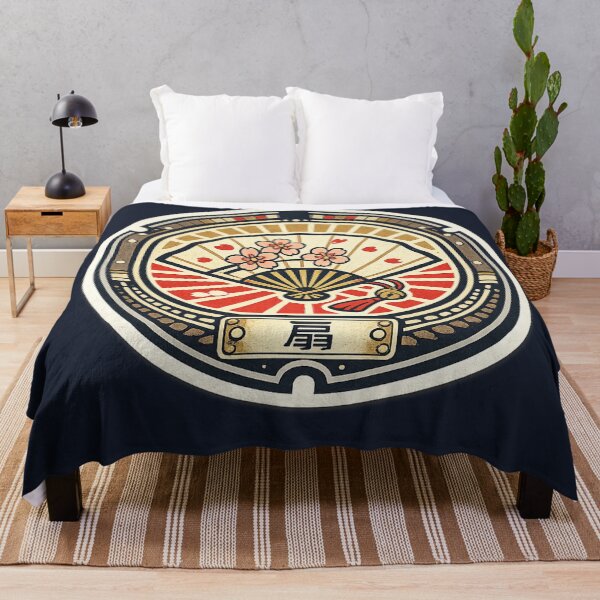 Item preview, Sensu Folding Fan – Japanese Manhole Cover Art designed and sold by Planthem.
