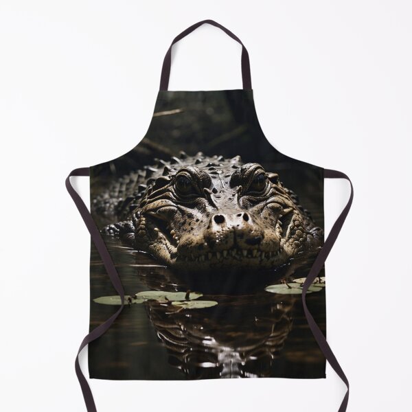 Item preview, Lurking Crocodile – Dark Waters – Mystical Animal Art designed and sold by Traumrausch.