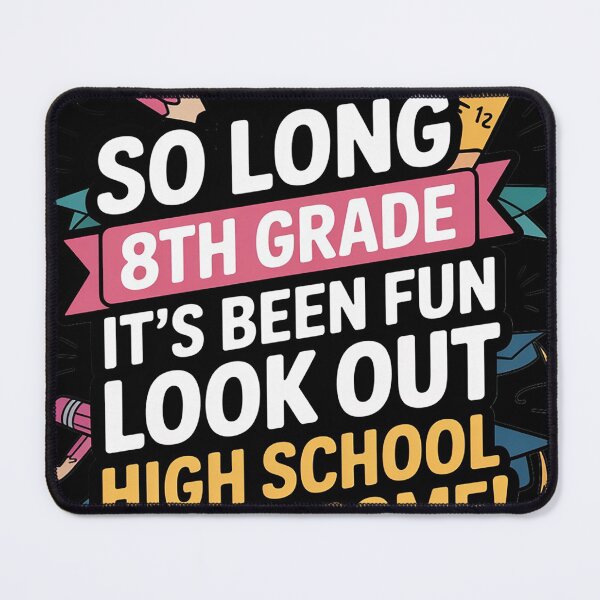 Item preview, So Long 8th Grade Hello High School Middle School Grad designed and sold by KristieRamsey.